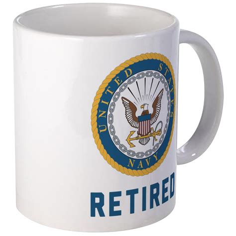 Cafepress Us Navy Retired Unique Coffee Mug Coffee Cup Cafepress