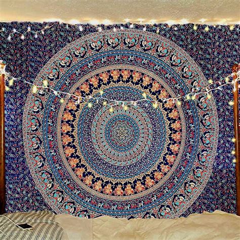 Bless International Indian Hippie Bohemian Psychedelic Cotton Multi