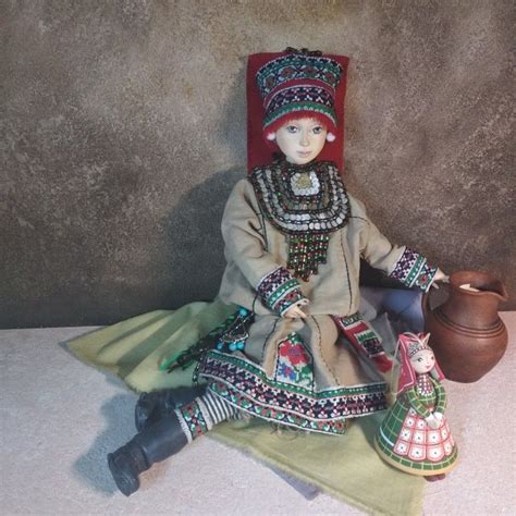 Art Doll Кукла Невеста-мокшанка в национальном костюме, 40 см (мастер ...