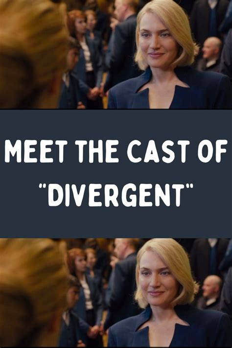 Meet the Cast of “Divergent” | Divergent, Science fiction film ...