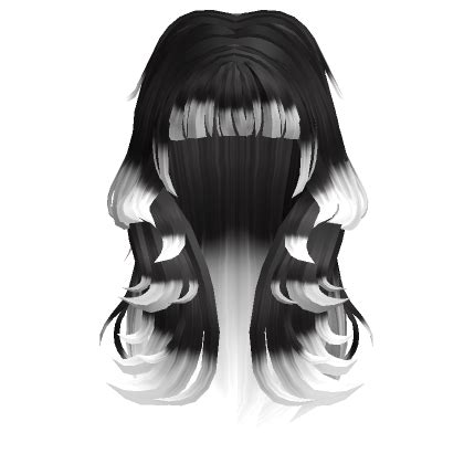 Grunge Lush Wolf Hair Black To White Roblox Item Rolimon S