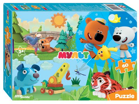 Пазл Step puzzle 60 деталей: Ми-ми-мишки и др. Мульт (81209) - купить в ...
