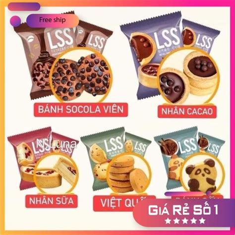 HOT HOT HOT BÁNH QUY BƠ SỮA SOCOLA LSS túi 1kg Shopee Việt Nam