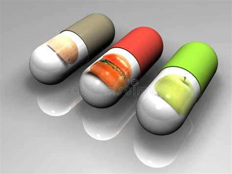 Futuristic food. Pills on a grey background with pictures of food on it , #Ad, #Pills, #food, # ...