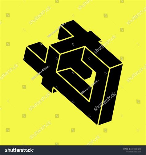 Impossible Shapes Logo Design Optical Illusion Stock Vector (Royalty Free) 2070884276 | Shutterstock