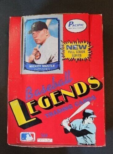 Pacific Baseball Legends Series Complete Your Set Ebay