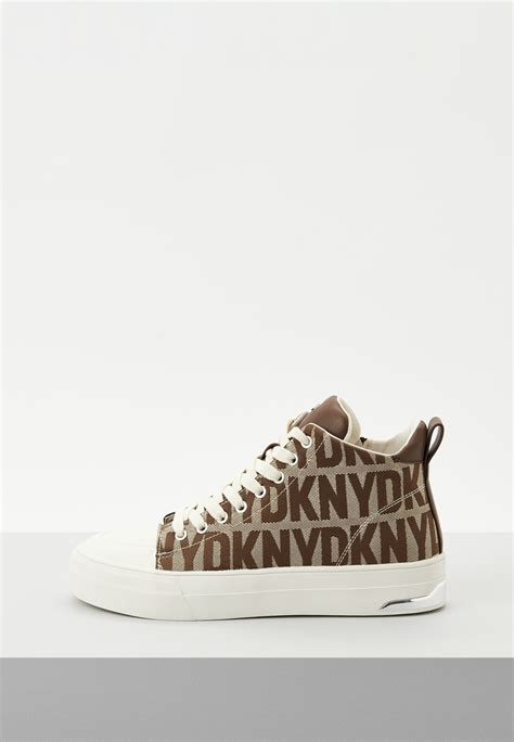 Кеды DKNY, цвет: коричневый, MP002XW01ENH — купить в интернет-магазине ...