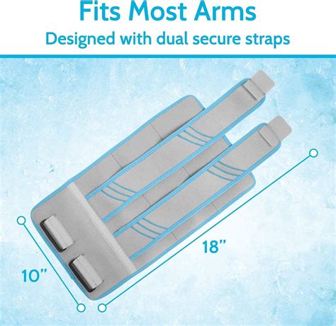 Vive Xl Elbow Ice Pack Adjustable Gel Wrap For Cold Hot Therapy Reusable Refreezable