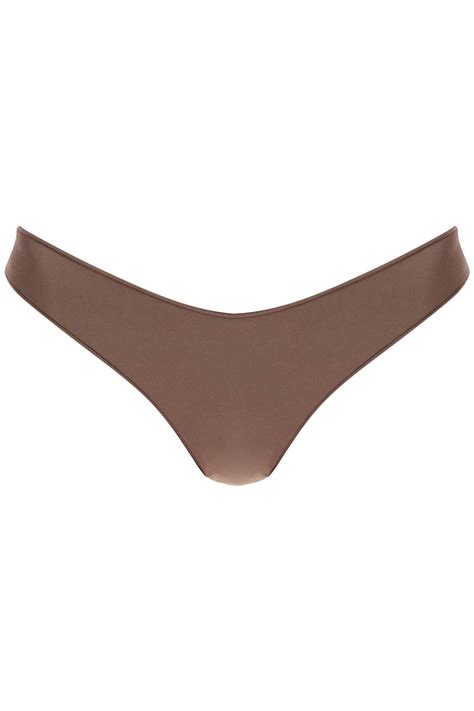 Tropic Of C Curve Bottom Bikini Brief In Brown Lyst UK