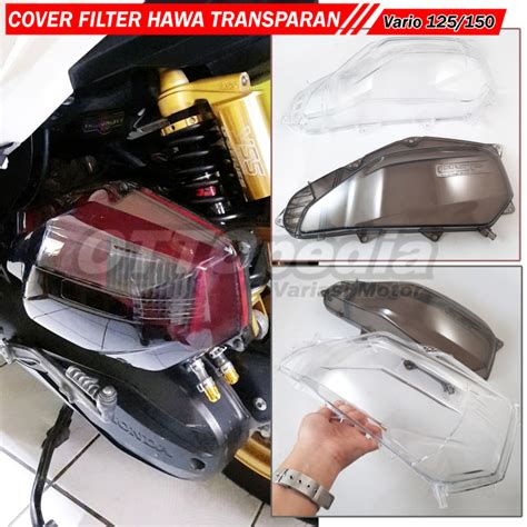 Mika Cover Tutup Hawa Filter Vario Bening Transparan Box Filter