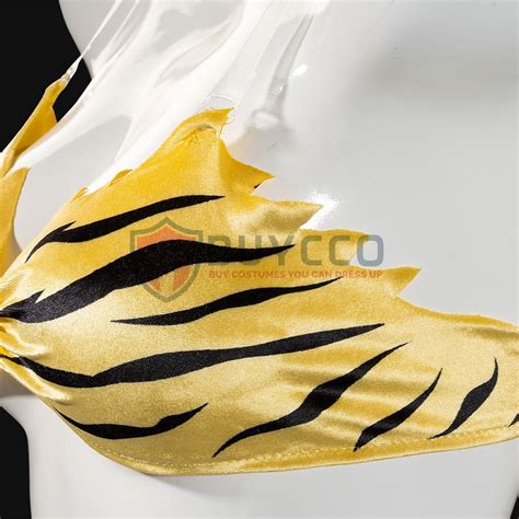 Urusei Yatsura Lum Cosplay Costume Yellow Tiger Print Bikini Suits