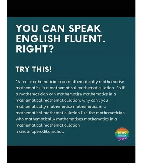Math Tongue Twisters