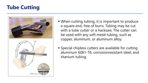 Aircraft Fluid Lines And Fittings Rigid Tubing PPT