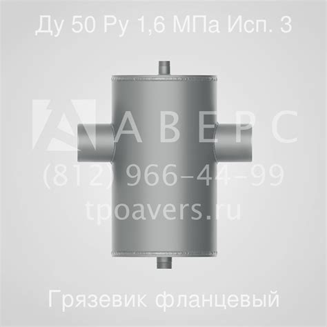 Грязевик абонентский вертикальный Ду 50 Ру 1,6 МПа (исп. 3)
