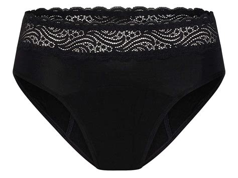 Modibodi Sensual Hi Waist Bikini Alushousut Heavy Overnight Black Lumingerie Rintaliivit Ja