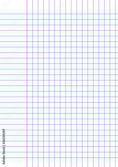 Vecteur Stock Feuille papier à carreaux en vectoriel Adobe Stock