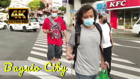 Baguio City Virtual Walking Abanao St And Session Road Youtube