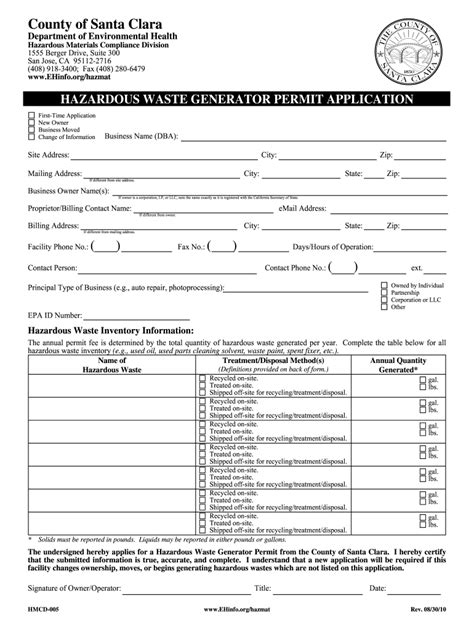 Hazardous Waste Generator Id Fill Out And Sign Online Dochub