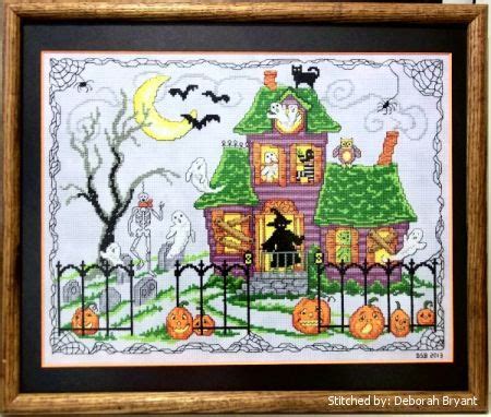 Halloween House Cross Stitch Pattern By Ursula Michael Crosstitch