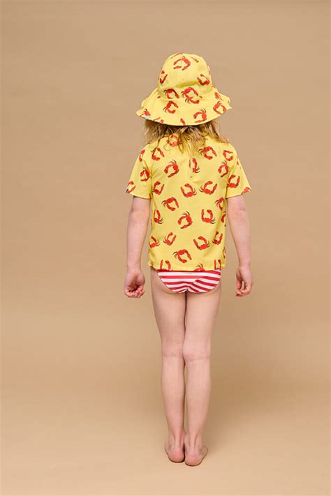 Comprar Braguita Bikini Upf Raya Bretona Rojo Con Protecci N Solar Upf Elise Et Sardine