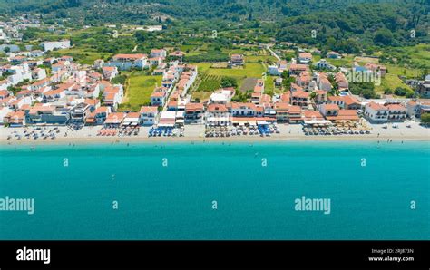 Aerial Photo Of Kokkari Village On Samos Island Greece Stock Photo Alamy