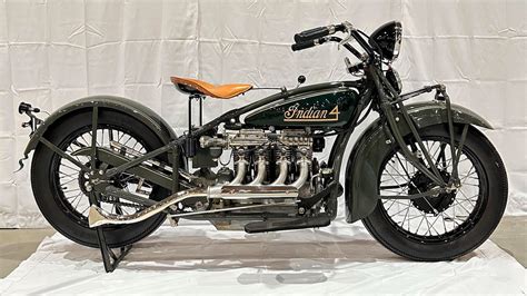 This 1940s Four Cylinder Indian Motorcycle Was Such A Beast It Became