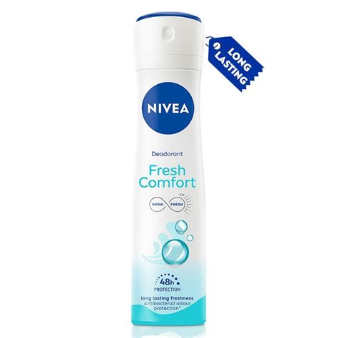 Buy Nivea Women Deodorant Fresh Comfort Long Lasting Freshness And 48h