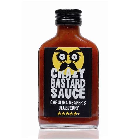 Crazy Bastard Carolina Reaper Blueberry Dr Burn Riums Hot Sauce Emporium
