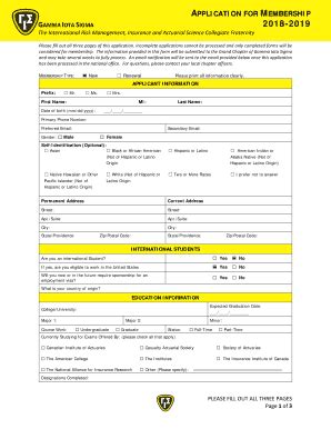 Fillable Online Insurance Appstate Please Fill Out All Three Pages Of