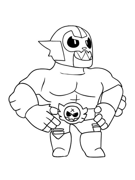 Todo Sobre El Primo De Brawl Stars Colorear Anime Dibujos Disenos My Xxx Hot Girl