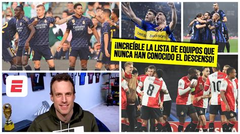 Real Madrid Feyenoord Boca Juniors Inter Y Otro Equipos Que Nunca