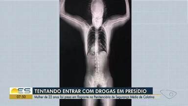 Bom Dia ES Mulher é presa ao tentar entrar droga em presídio