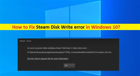 How To Fix Steam Disk Write Error In Windows 10 Steps Techs Gizmos