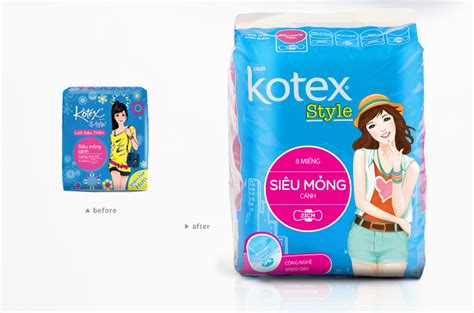 Kotex (Redesigned) on Packaging of the World - Creative Package Design ...