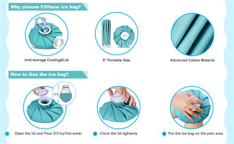 Reusable Cloth Ice Pack For Injuries Hot Cold Therapy For Pain Relief In Teeth Knees