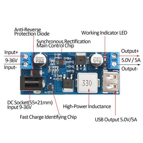 XY 3606 24V 12V TO 5V 5A STEP DOWN MODULE IFuture Technology