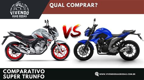 🔴 Cb Twister 250 Vs Fazer Fz 25 Comparativo Super Trunfo Youtube