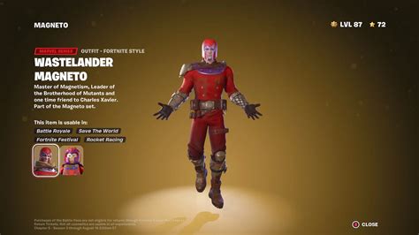 How To Unlock The Magneto Skin In Fortnite All Quests Listed