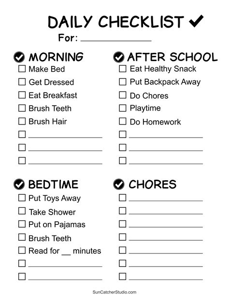 Free Printable Chore Chart For Adults And Cleaning Off