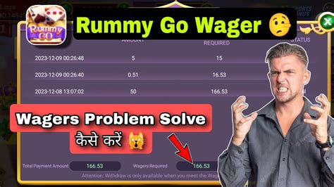 Rummy Go App Wager Problem Rummy Go Me Wager Problem Kaise Sahi Kare