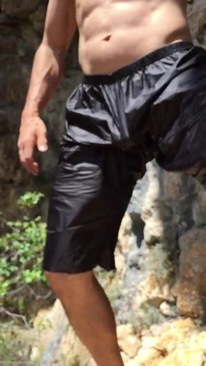 Swinging Roughtly Big Heavy Cock And Balls In Plastic Pants Gay Man Man Porn XHamster