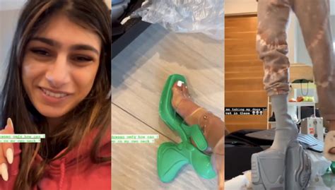 Mia Khalifa Sets Fans Pulses Racing In Skimpy Bikini As She Jokes Lil Booties Matter Daily Star