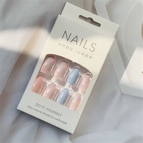 diduikalor piezas de uñas cuadradas a presión uñas postizas cortas de acrílico nude uñas