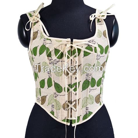 Lace Up Corset Top Plus Size Erotic Floral Women Corset Overbust Lingerie Victorian Fashion Drop