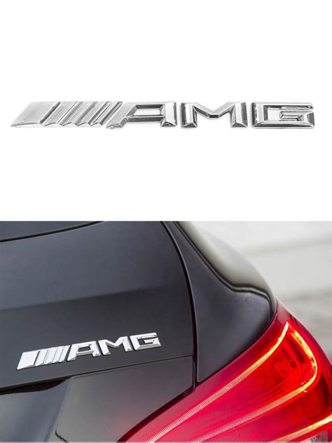 Эмблема шильдик АМГ Мерседес/ буквы Mercedes AMG надпись хром - купить ...