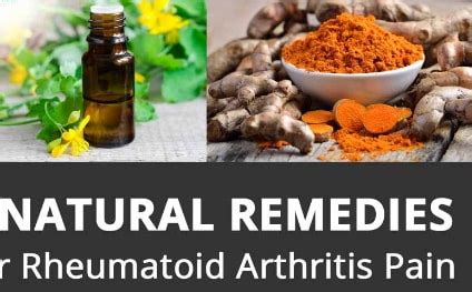 Natural Treatment And Herbal Home Remedies For Rheumatoid Arthritis ...