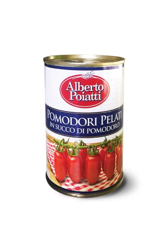 Pomidory bez skóry Pomodori Pelati 400g Alberto Poiatti Sycylia