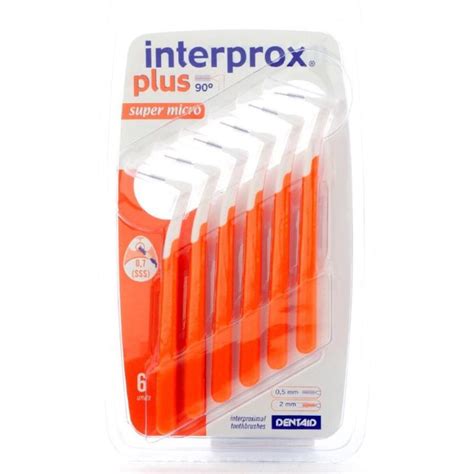 Dentaid Interprox Plus Super Micro Orange Brosse Interdentaire 6 pièces