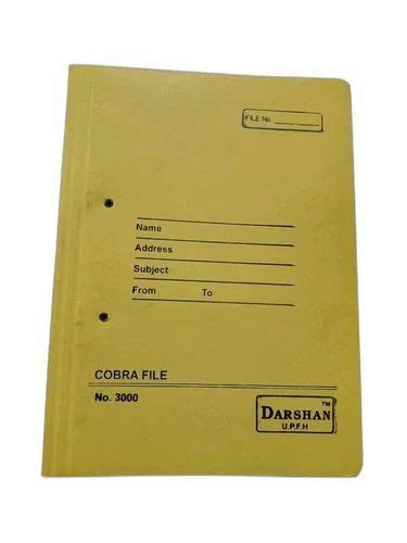 Paper Board Spring Cobra File Folder at ₹ 14/piece | New Delhi | ID ...
