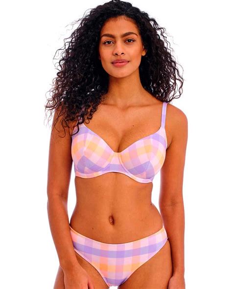 Верх купальника Freya Swim Harbour Island UW Plunge Bikini Top Sorbet